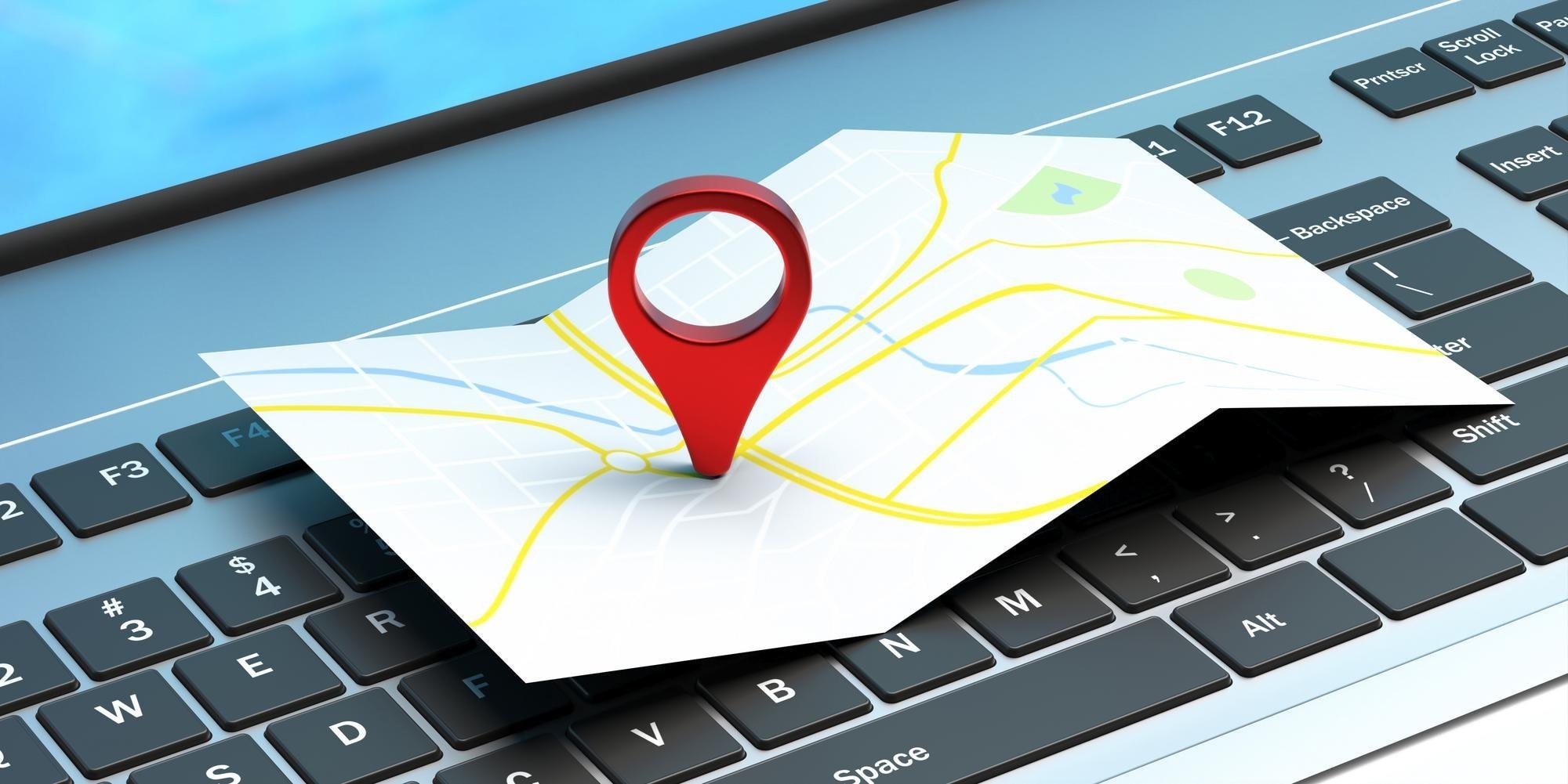 Local search results on a phone for a nearby business
